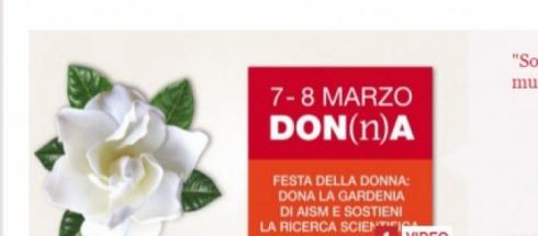 gardenia di aism donala per la feste della donna