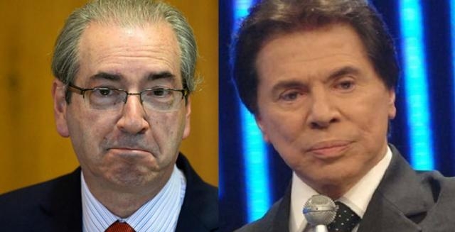 Resultado de imagem para eduardo cunha e silvio santos