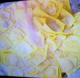 Ravioli con patate e mortadella