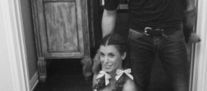  Elisabetta Canalis e Brian Perri in maschera