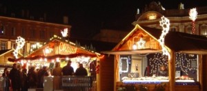 Stand dei mercatini di Natale