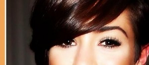 Frankie Sandford pixie cut
