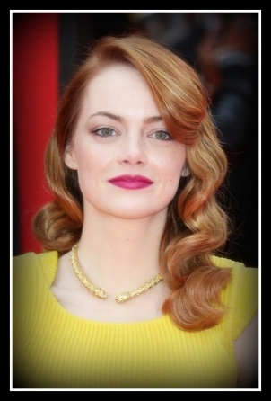 3) Emma Stone ì, look vecchia Hollywood