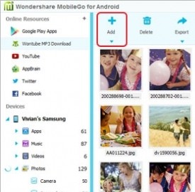 gestire foto android direttamente da pc