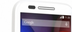 Motorola Moto E immagine frontale