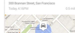 Android 4.4.3 Google Now Parking Location