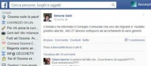 Profilo facebook di Simone Gelli