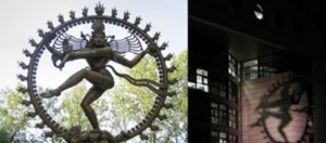 Shiva en edificio del  Colisionador de Hadrones