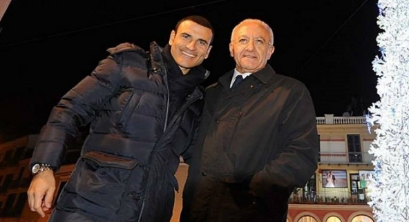 De Luca con Roberto Scermino