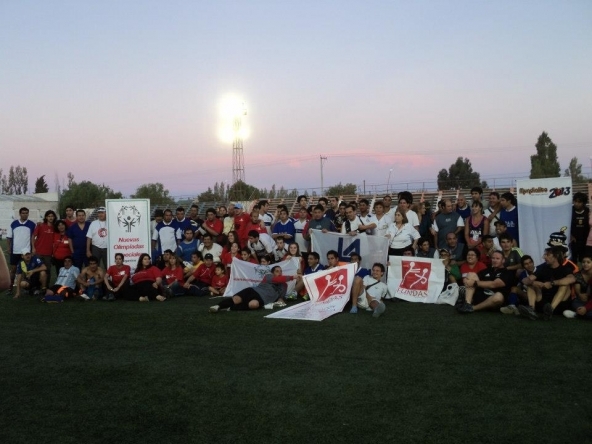 El festejo, celebración y camaradería en la cancha
