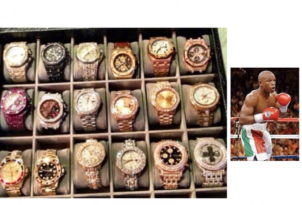Coleção de Relógios - Floyd Mayweather