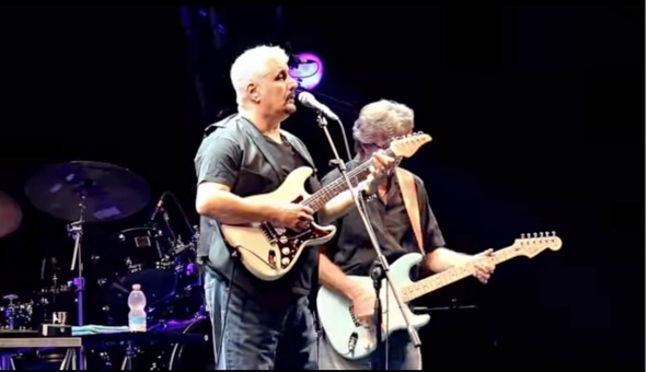 Pino Daniele con Eric Clapton