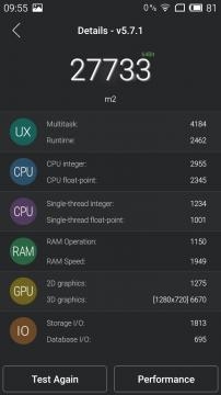 Meizu M2 Mini Antutu Benchmark