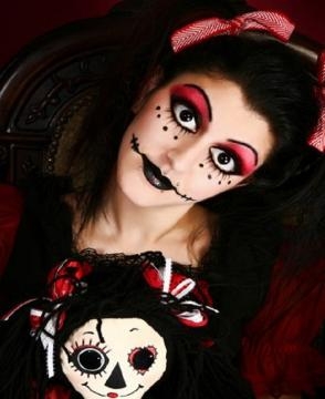 Halloween: make up bambola assassina.