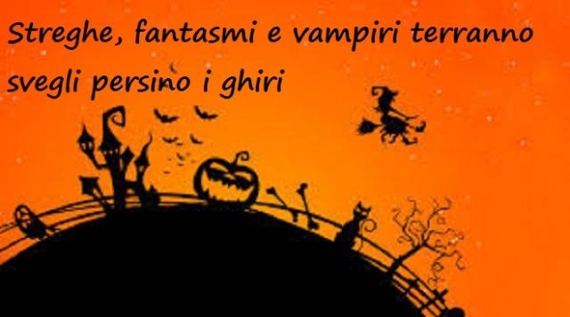 Ecco una bella frase per Halloween.