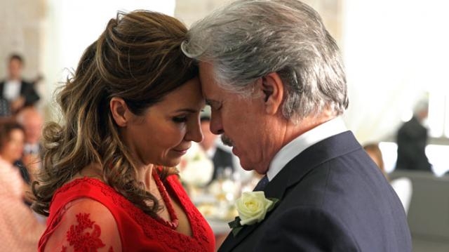 Maria Pia Calzone e Michele Placido