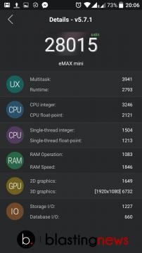 UMi eMax Mini: Il benchmark di Antutu