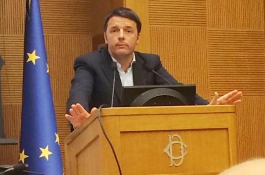 Renzi all'assemblea Pd su Stabilità e pensioni