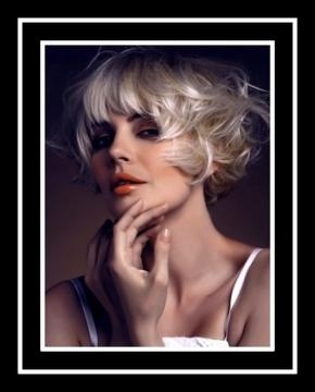 Taglio per capelli sottili con frangia