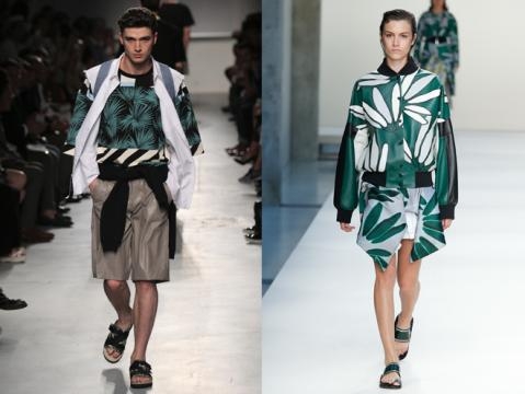 BOTHANICA. Lui: MSGM. Lei: Marni.