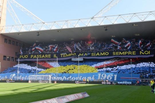 Curva Samp, derby della lanterna