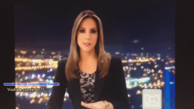 Avvistamento Ufo in diretta tv in Colombia.