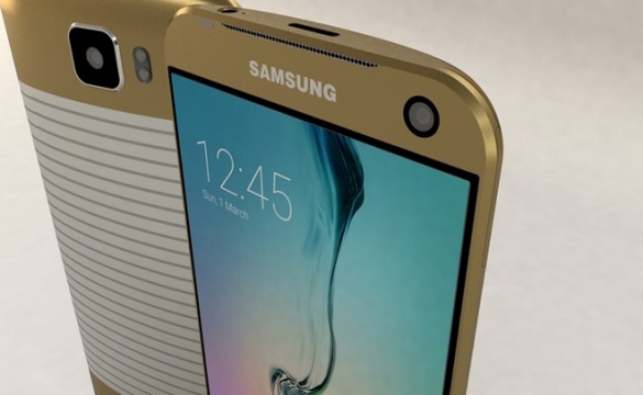 Dettaglio anteriore Galaxy S7 Concept