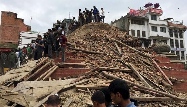 Katmandú sufrió innumerables destrozos