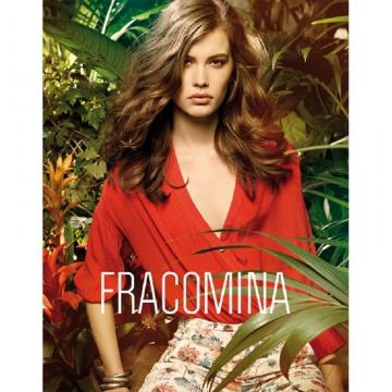 Camicia rossa incorciata con monobottone