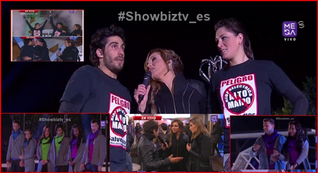 Equipo y concursantes fueron a festejar a un local