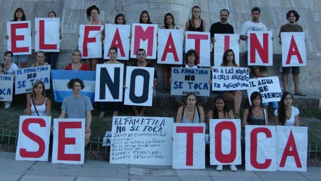 En Famatina, Argentina, la gente dice no
