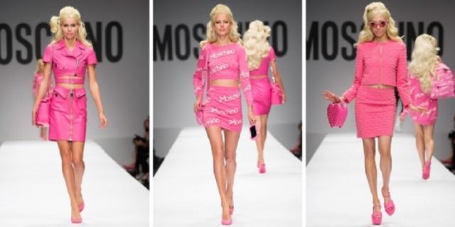 Il fuxia alla sfilata Moschino