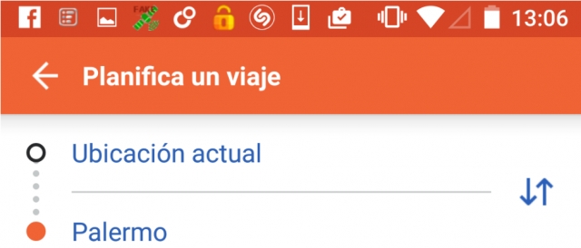Buscar un recorrido en Moovit es muy fácil