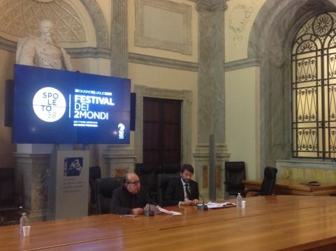Ferrara e Franceschini durante la conferenza