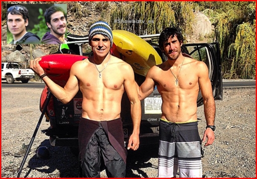 Pedro y Pangal luego de un entreno