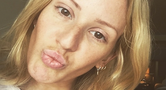 Ellie Goulding au naturel sur Instagram.