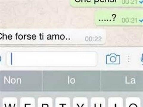 Il 'forse ti amo' di Giorgio ad Aurora.