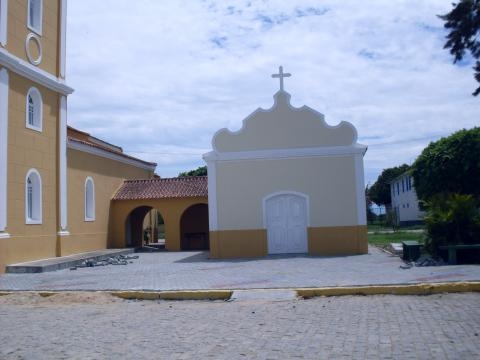 Capela mortuária, tombada pelo Coppam
