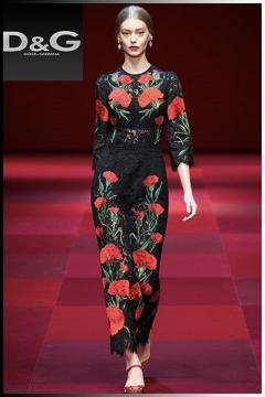 Maxi fiori Dolce & Gabbana