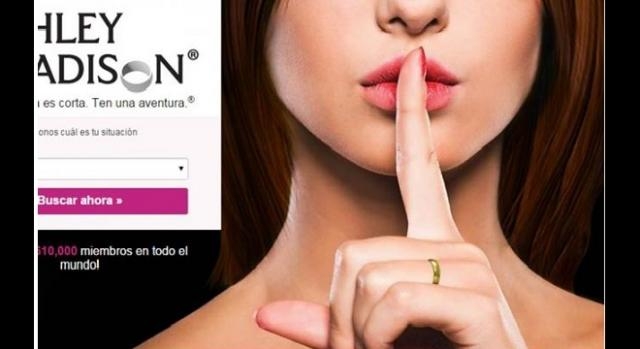 Captura del portal de citas extramatrimoniales