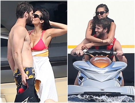 Nina Dobrev com o namorado Austin Stowell