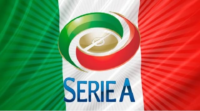 Il logo della Serie A e il tricolore