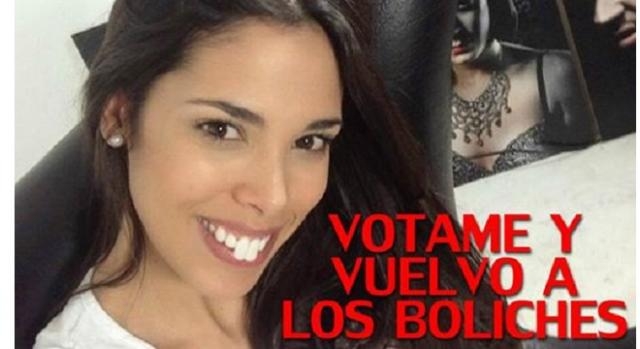 Meme burlándose de María Paz