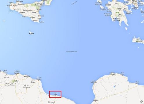 Dove si trova Sirte (Google Maps)