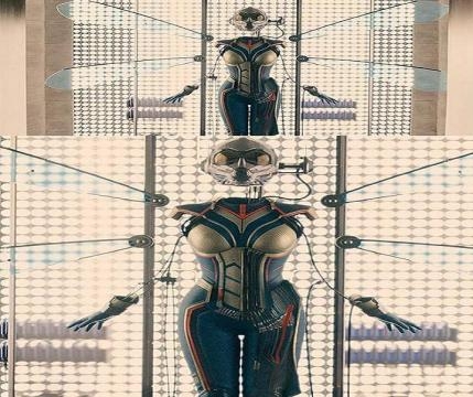 El traje de Wasp en primera persona