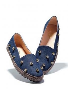 Le espadrillas in denim di Tods