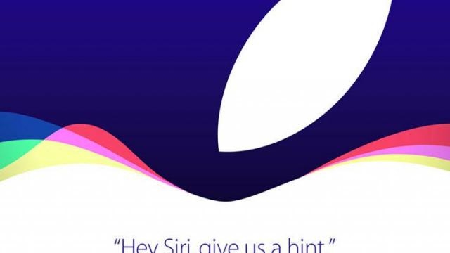 Ecco l'invito ufficiale di Apple.