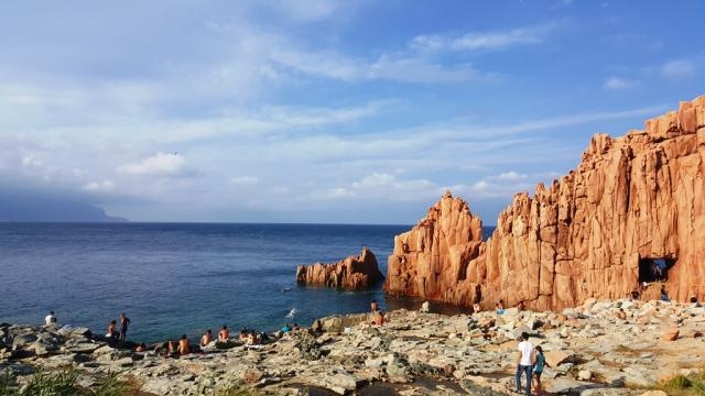 Le rocce splendide rosse di Arbatax
