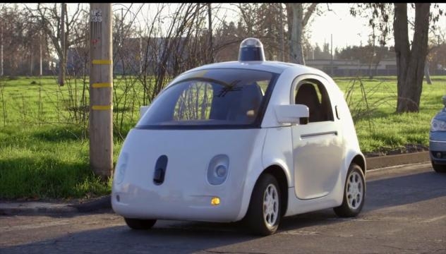 Google Car che viaggia senza passeggeri