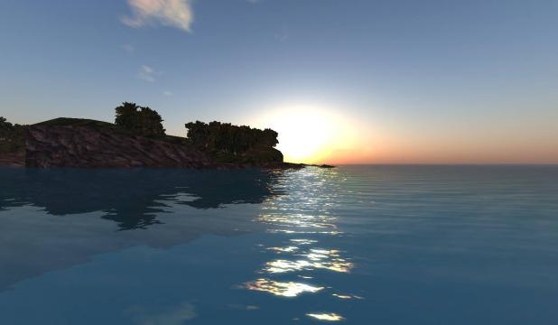 tramonto virtuale in second life